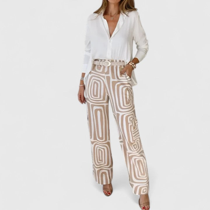 Kira | Elegant Two-Piece Set (Including A Free Belt)