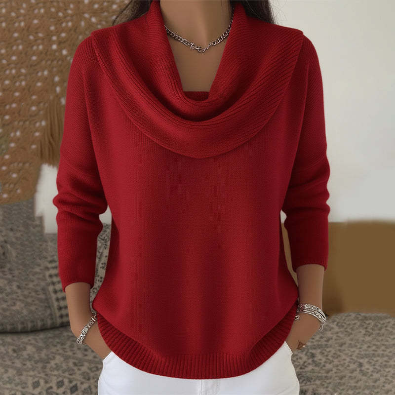 Loose Pullover Sweater with Long Sleeves in 12 Colors