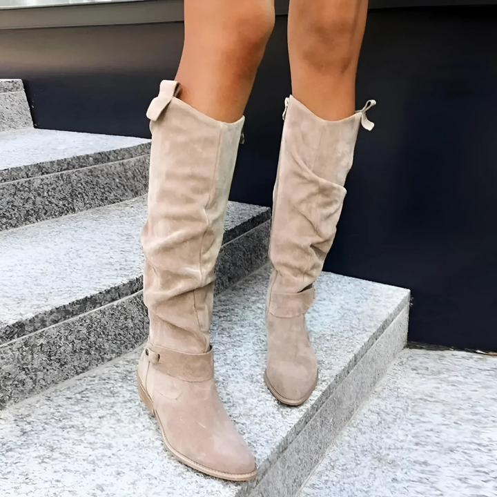 Skyler | Stylish Suede Knee Boots