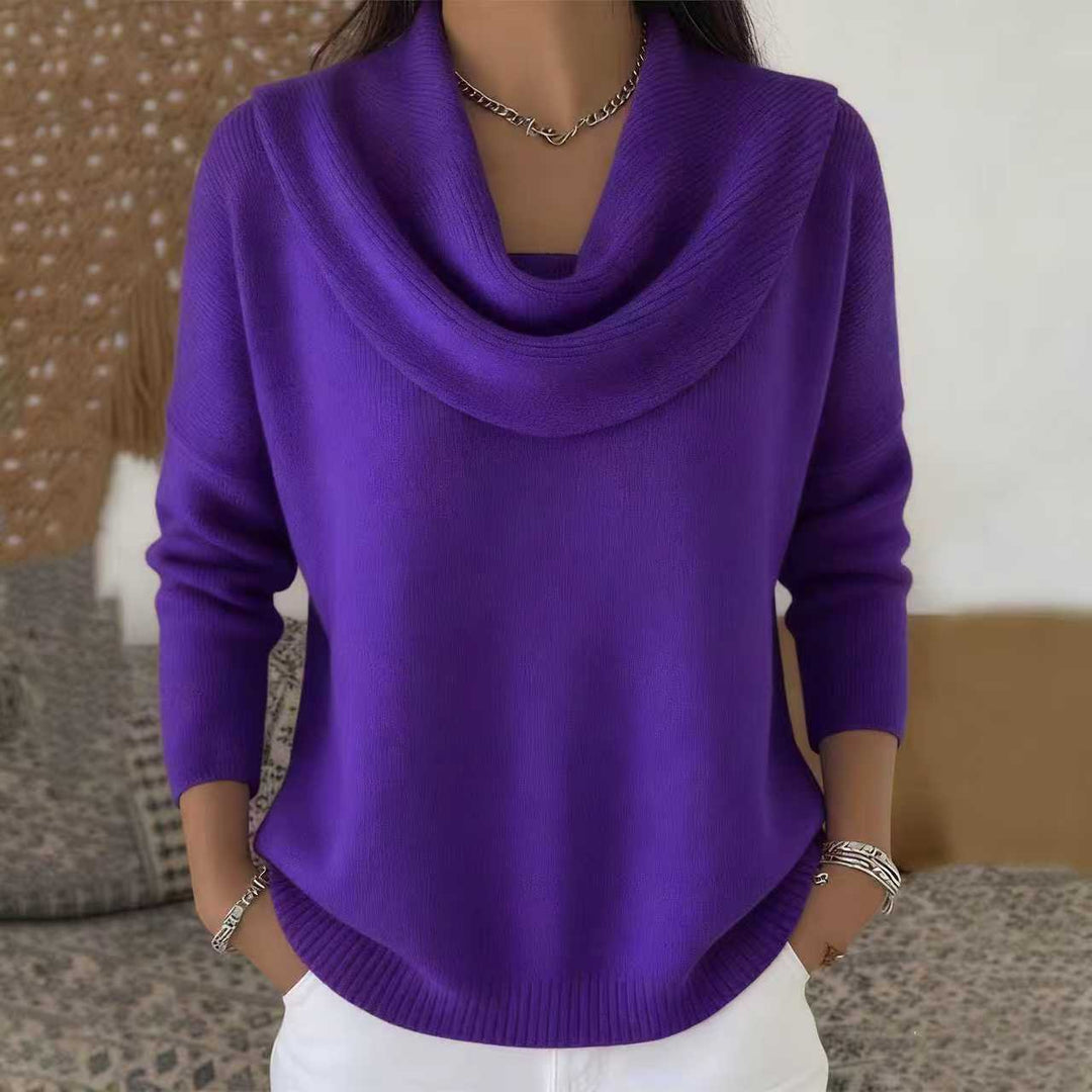 Loose Pullover Sweater with Long Sleeves in 12 Colors