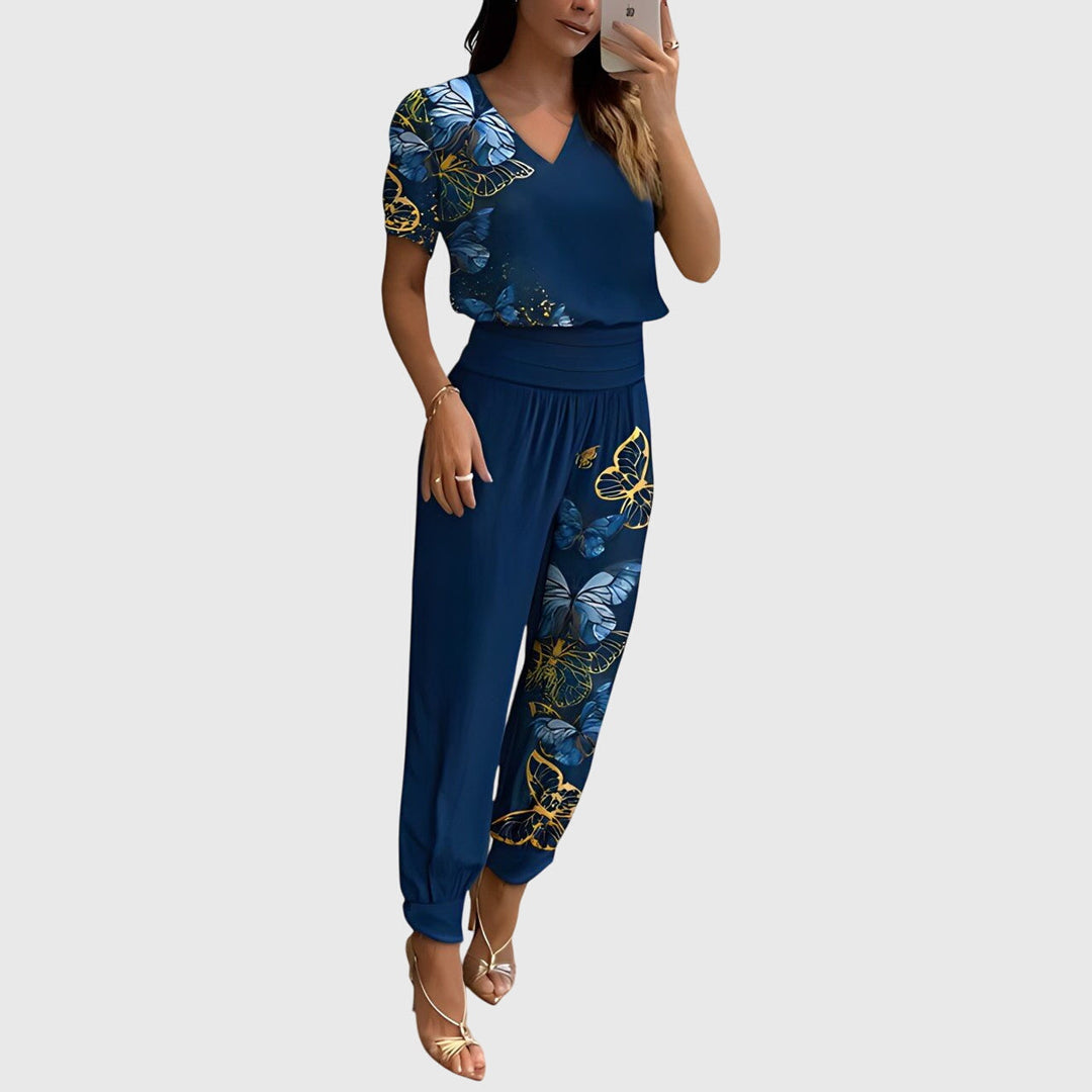 Jennifer | Stylish Blouse And Pants Set