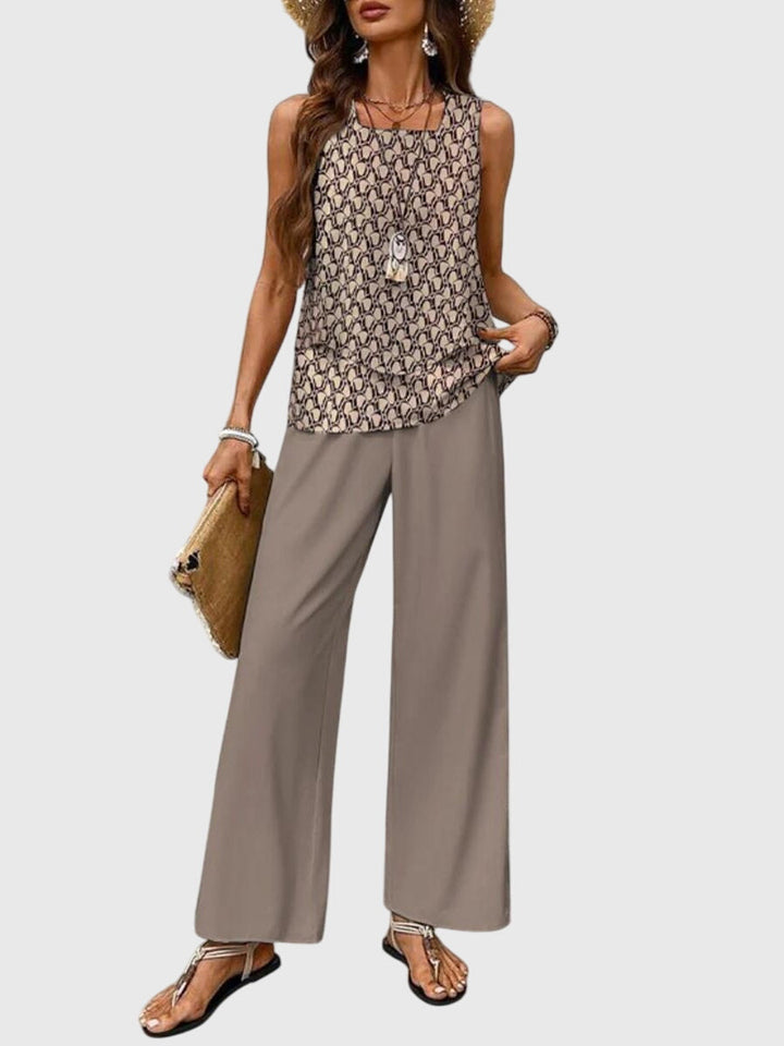 Brenda | Elegant 2-Piece Summer Set