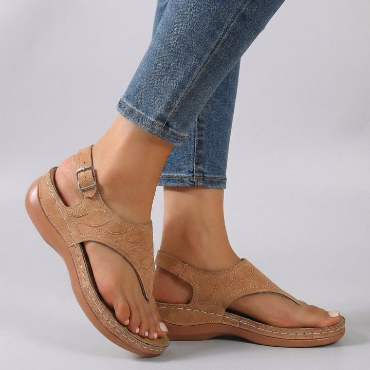 Amelia | Women’s Comfort Fit Ankle Strap Wedge Sandals