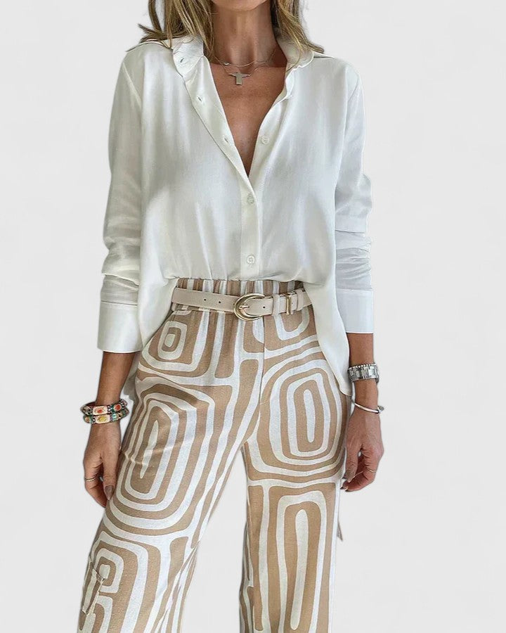 Kira | Elegant Two-Piece Set (Including A Free Belt)
